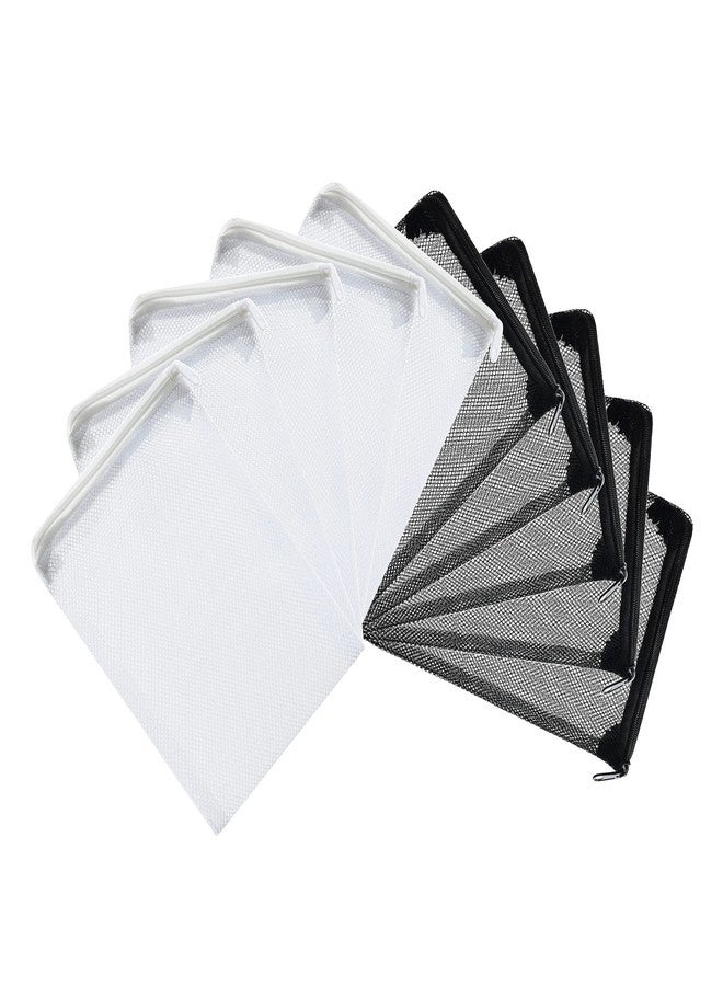 ALEGI 10 pcs Aquarium Filter Media Bags with Zipper, Mesh Reusable Bags for Aquarium Filter Media (7.8" x 5.5") - Image 1